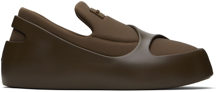 Photo: Ferragamo Brown Hybrid Slippers