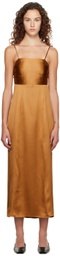 BITE Brown Moreau Midi Dress