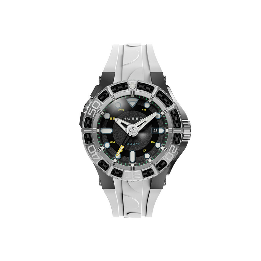 Nubeo Manta Black Dial Mens Watch NB-6120-05