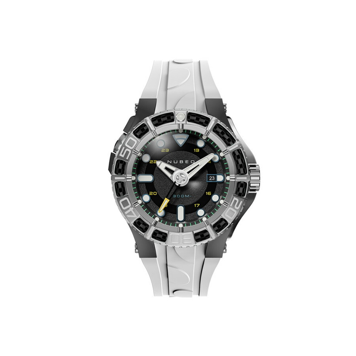 Photo: Nubeo Manta Black Dial Mens Watch NB-6120-05