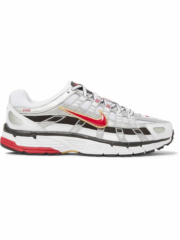 Photo: Nike - P-6000 CNPT Leather, Mesh and Rubber Sneakers - White
