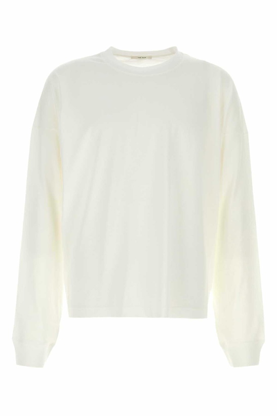 Photo: The Row White Cotton Haru Oversize T-shirt