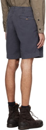 RRL Navy Garment-Dyed Shorts