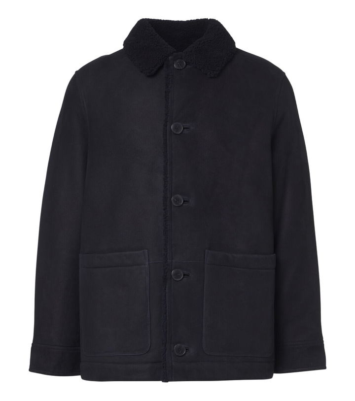 Photo: Yves Salomon Shearling-lined leather jacket