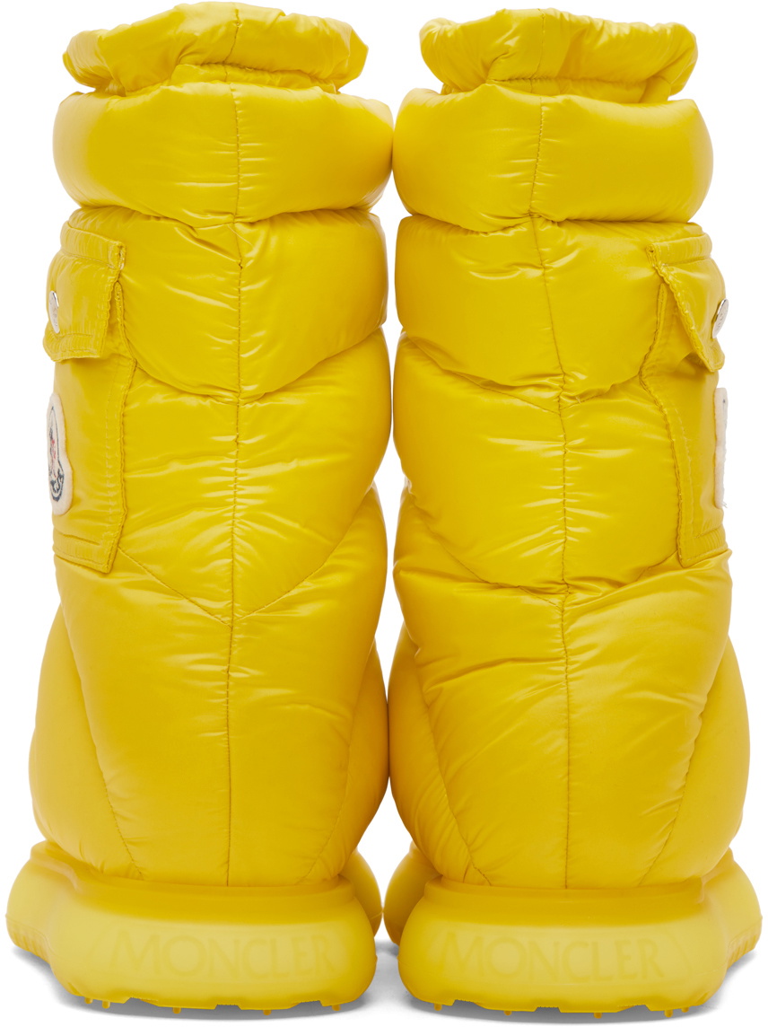 Moncler Yellow Gaia Pocket Down Boots Moncler