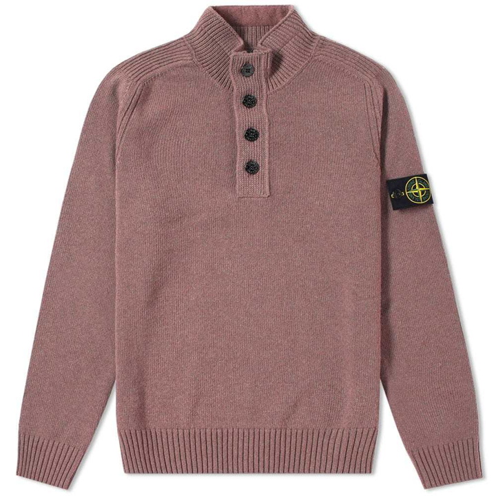 Photo: Stone Island Half Zip & Button Knit