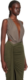 Rick Owens Lilies Gray Gia Bodysuit