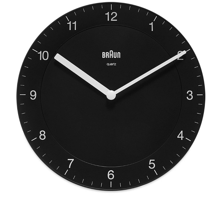 Photo: Braun BC06 Wall Clock in Black