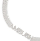 AMBUSH® - Logo-Engraved Sterling Silver Necklace - Silver