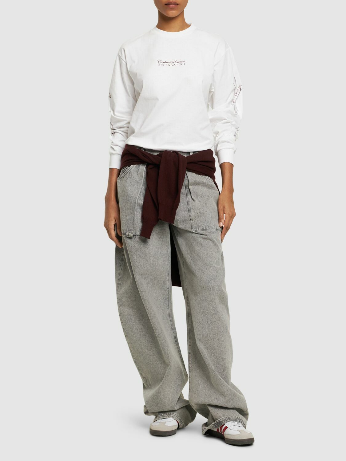 CARHARTT WIP - Safety Pin Long Sleeve T-shirt