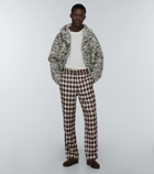 Bode - Shadow checked straight pants