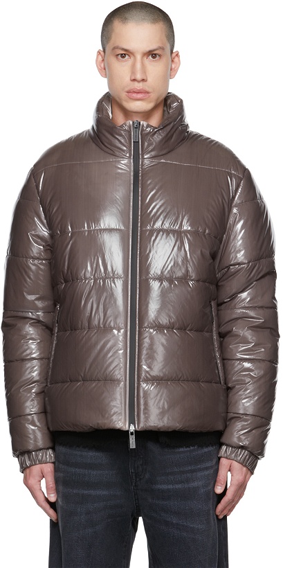 Photo: 44 Label Group Gray Blow Out Puffer Jacket