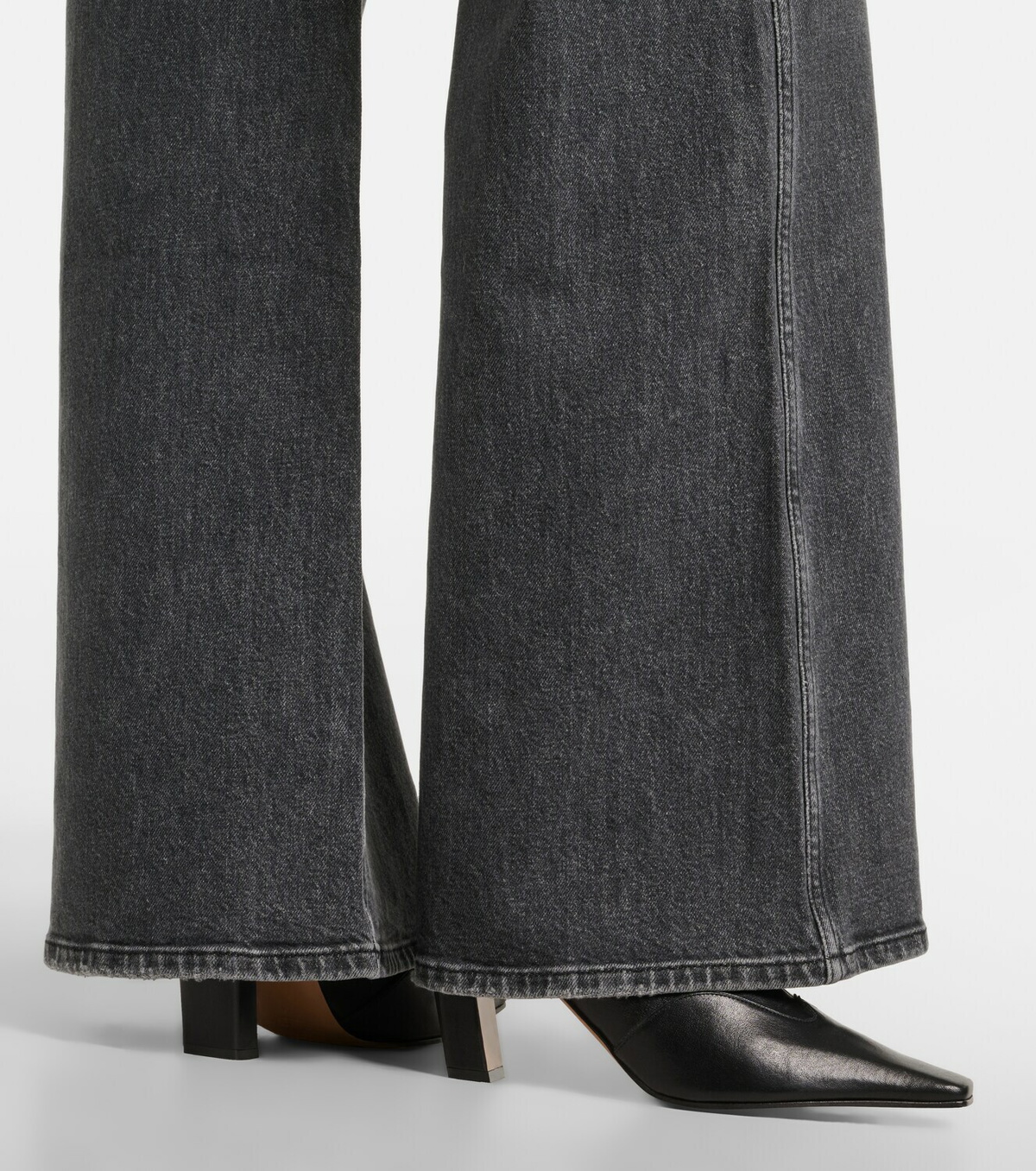 Khaite Nevada leather ankle boots