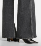 Khaite Nevada leather ankle boots