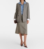 Victoria Beckham Genevieve wool and cashmere polo sweater