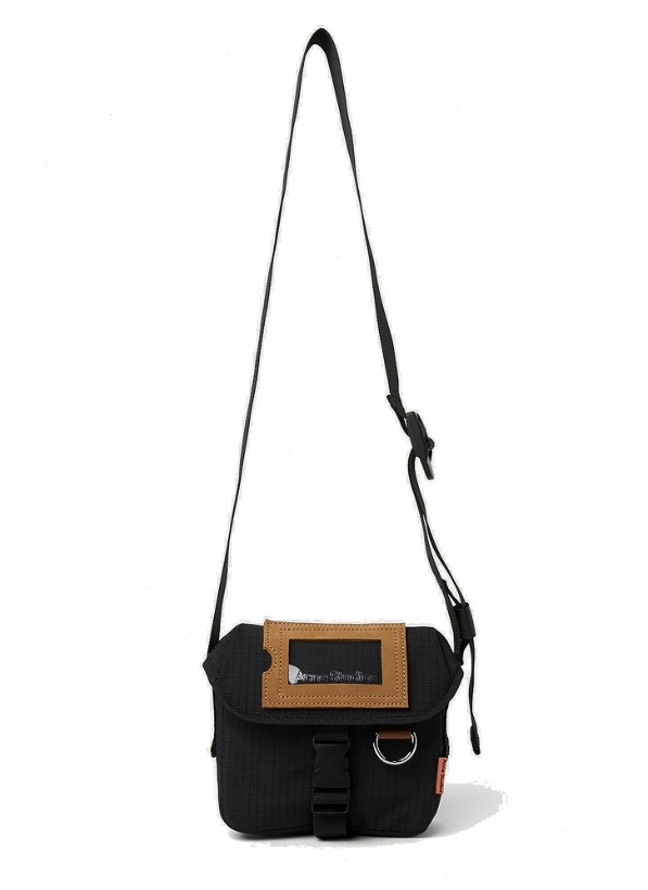 Photo: Mini Messenger Crossbody Bag in Black