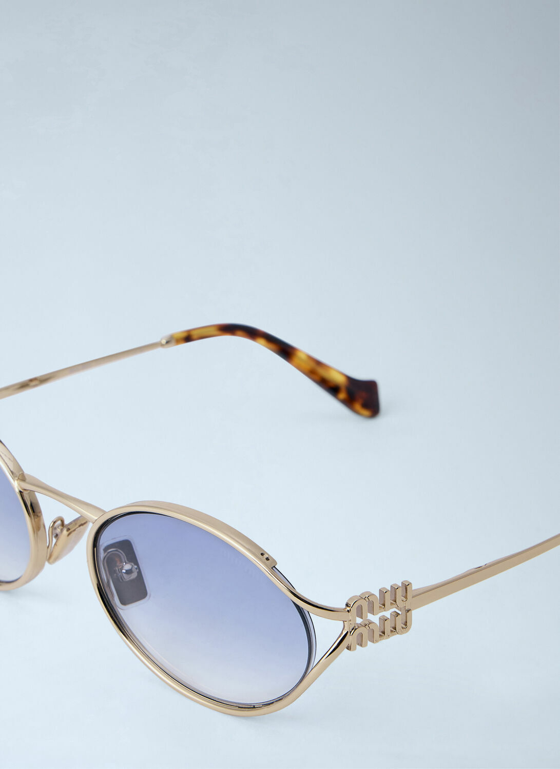 Miu Miu MU 52YS Oval Sunglasses