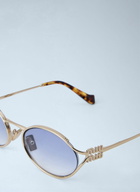 Miu Miu MU 52YS Oval Sunglasses