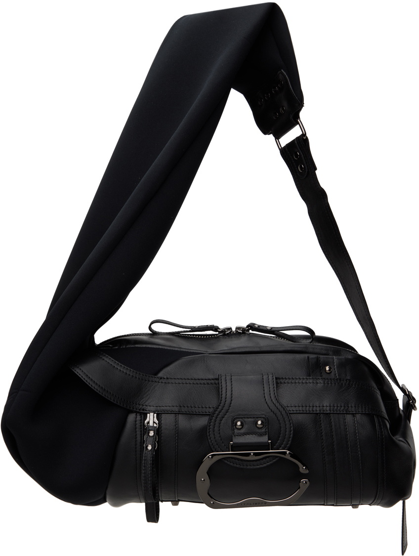 Ottolinger Black Neoprene Leather Bag Ottolinger