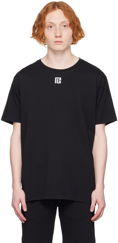 Photo: Balmain Black Reflective T-Shirt