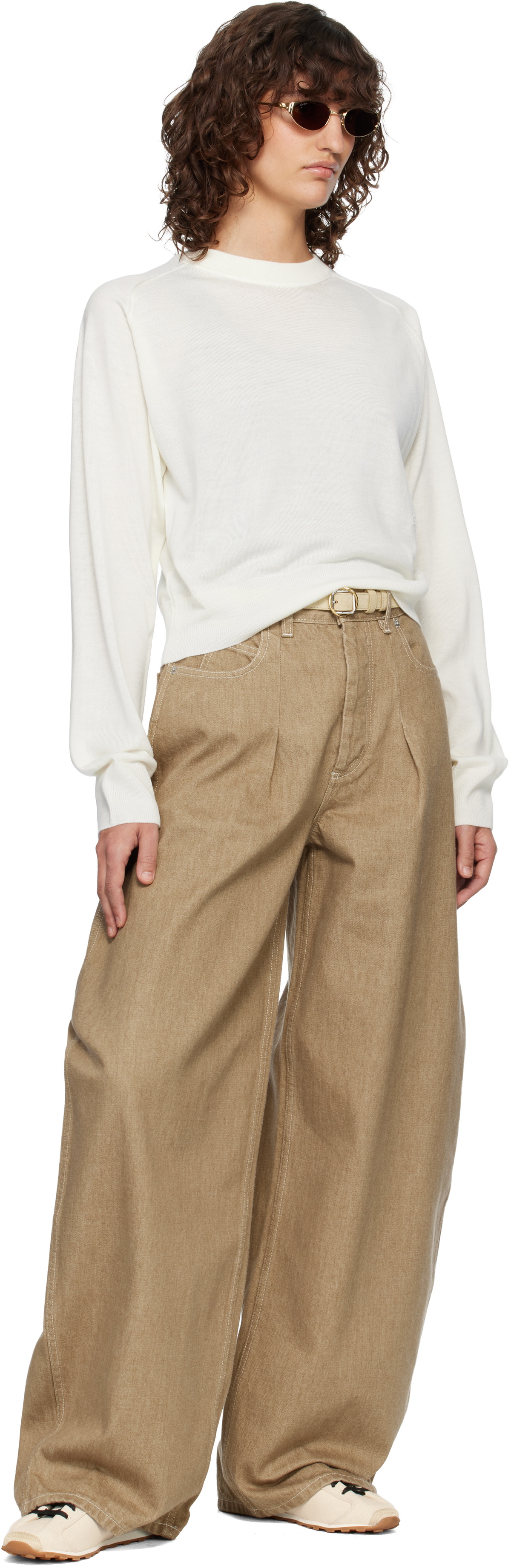 JACQUEMUS Off-White 'The J' Sweater