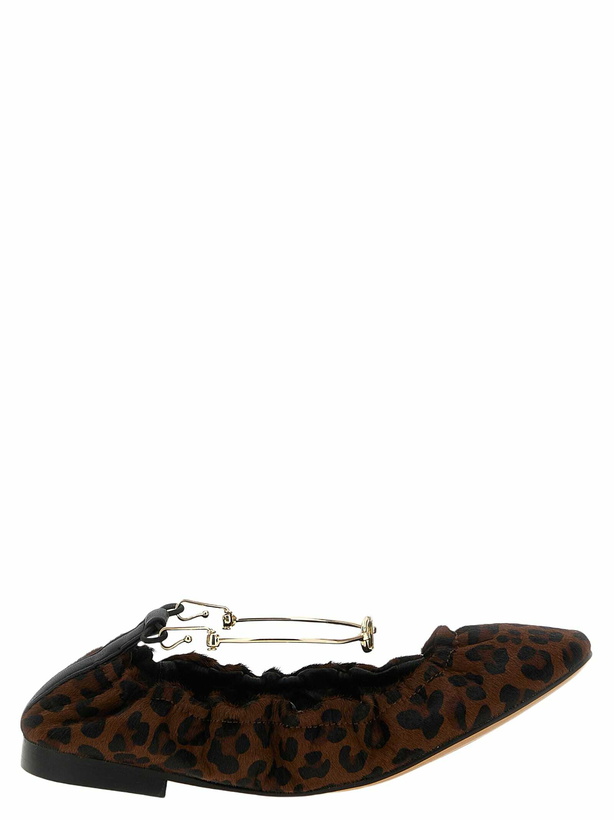 Photo: TwinSet Animal Print Ballet Flats