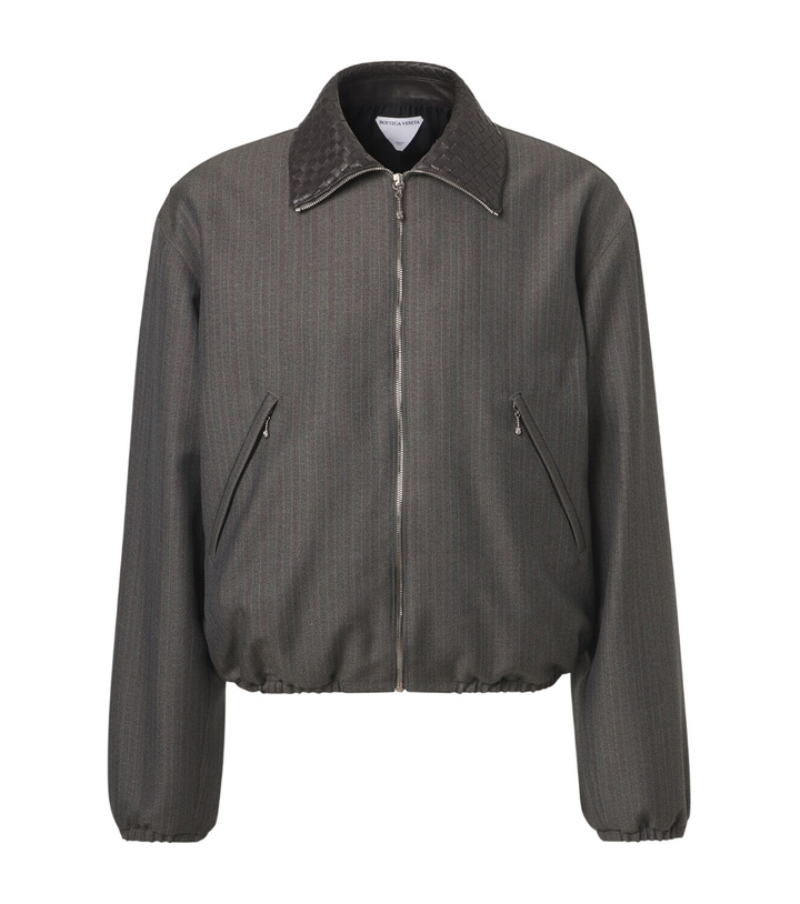 Photo: Bottega Veneta Intrecciato wool and mohair blouson jacket