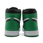 Air Jordan Men's 1 Retro High OG Sneakers in Black/Lucky Green