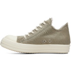 Rick Owens Gray Tower Low Sneaks Sneakers