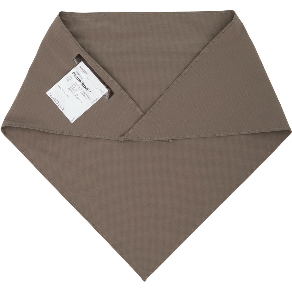 Satisfy Taupe PeaceShell Ice Bandana Scarf