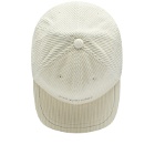 And Wander Men's Corduroy Cap in Off White