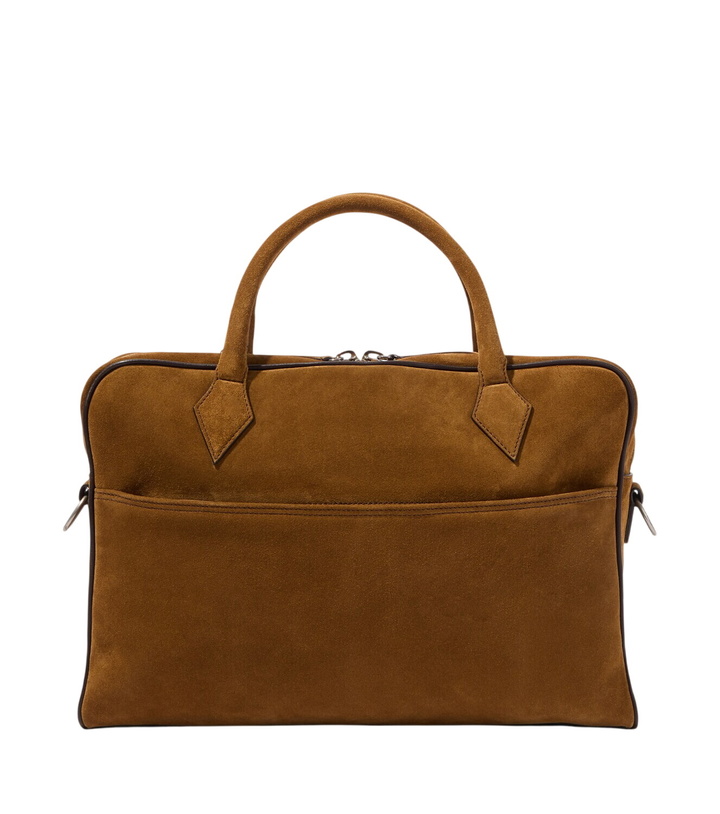 Photo: Métier Closer Slim suede briefcase