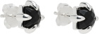 Stolen Girlfriends Club Silver Four Point Talon Stud Earrings