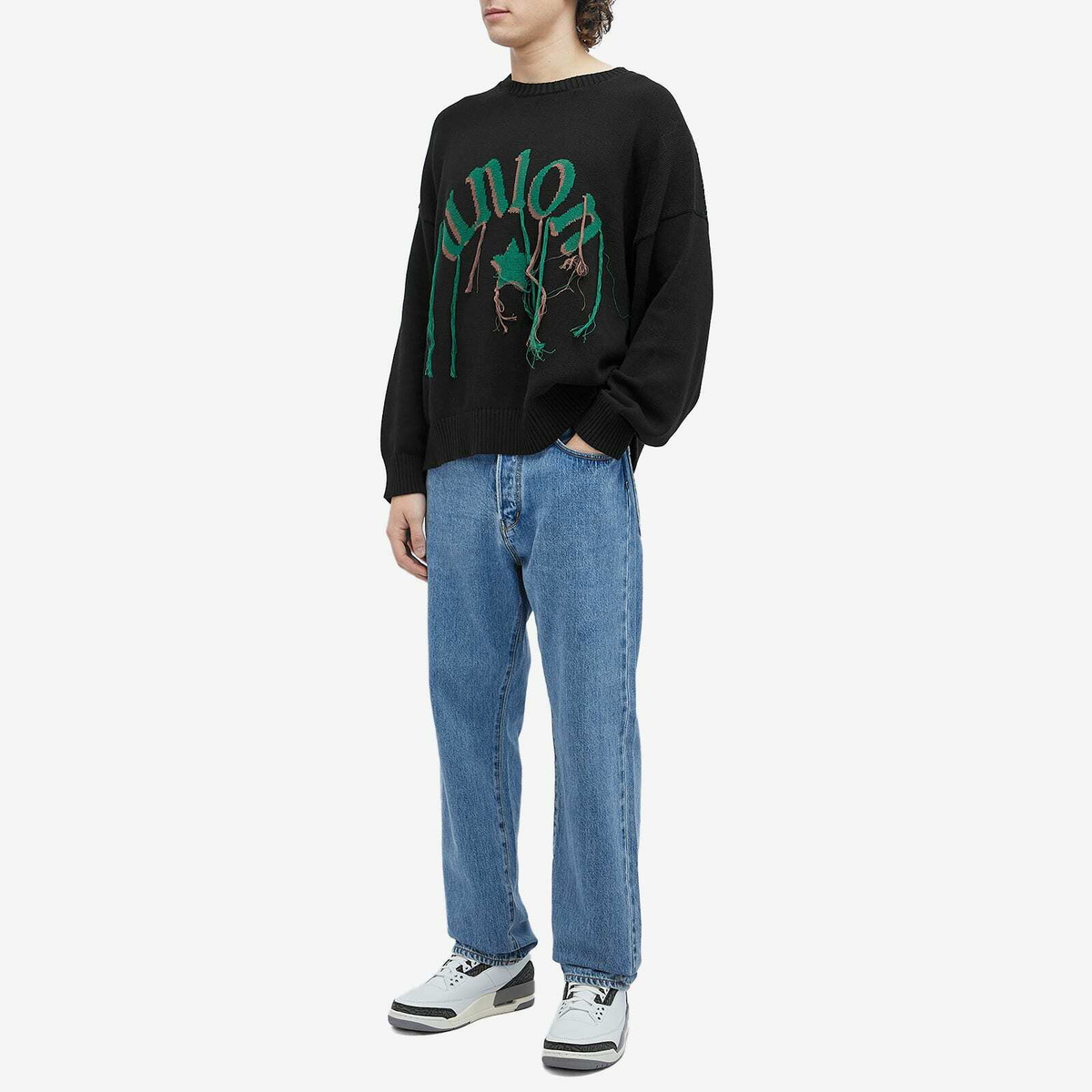 Union LA Men's Bolden Sweater in Caviar