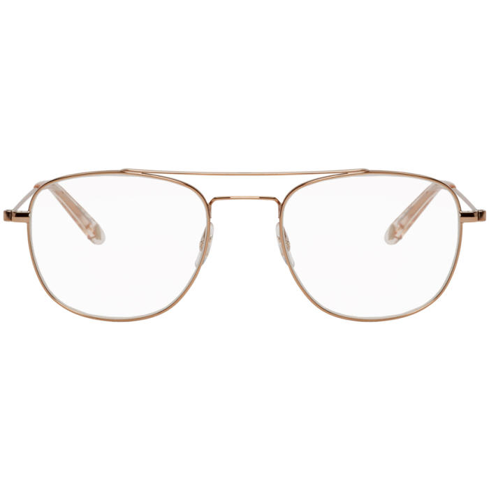 Photo: Garrett Leight Rose Gold Club House Glasses 