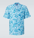 Vilebrequin Charli cotton and silk bowling shirt
