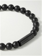 Le Gramme - Le 28 Brushed-Ceramic Beaded Bracelet - Black