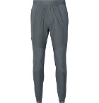 Under Armour - Vanish Hybrid Tapered Panelled Stretch-Jersey Sweatpants - Men - Gray