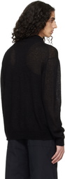 Studio Nicholson Black Hamto Kint Cardigan