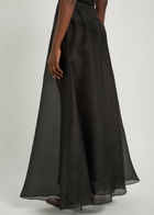 Esse Studios Aire Silk-organza Maxi Skirt Black