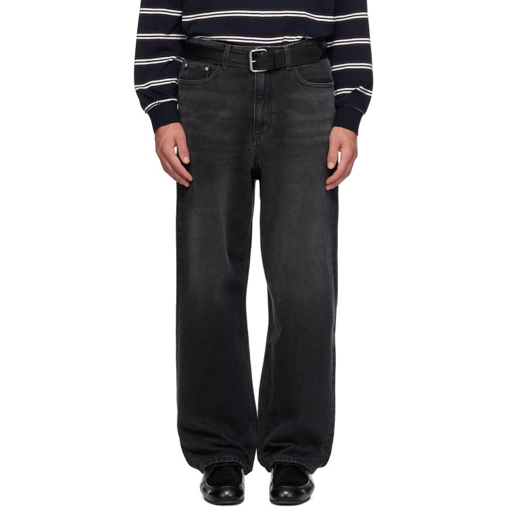 Photo: Dunst Black Straight Regular Jeans