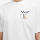Casablanca Men's Equipment Sportif T-Shirt in White