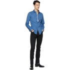 Tom Ford Blue Denim Western Leisure Shirt