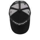 Nahmias Men's Pronunciation Trucker Hat in Black Canvas 