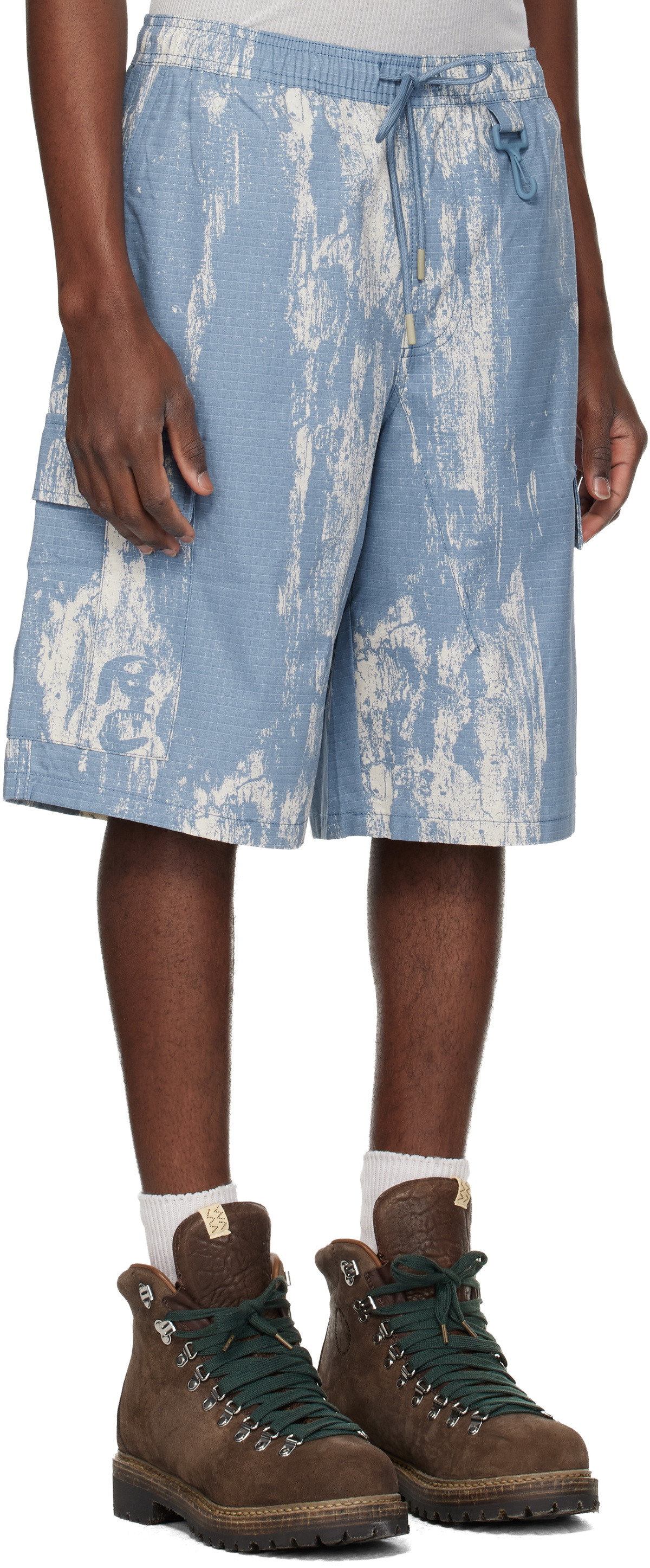 RCOS Blue & Beige Sierra Shorts