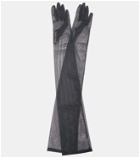 Dolce&Gabbana - x Kim Kardashian sheer tulle gloves