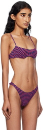 Fruity Booty Red Radicchio Bikini Top