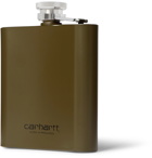 Carhartt WIP - 7oz Printed Stainless Steel Hip Flask - Green