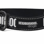 Neighborhood Men's Wide Dog Collar in Black 