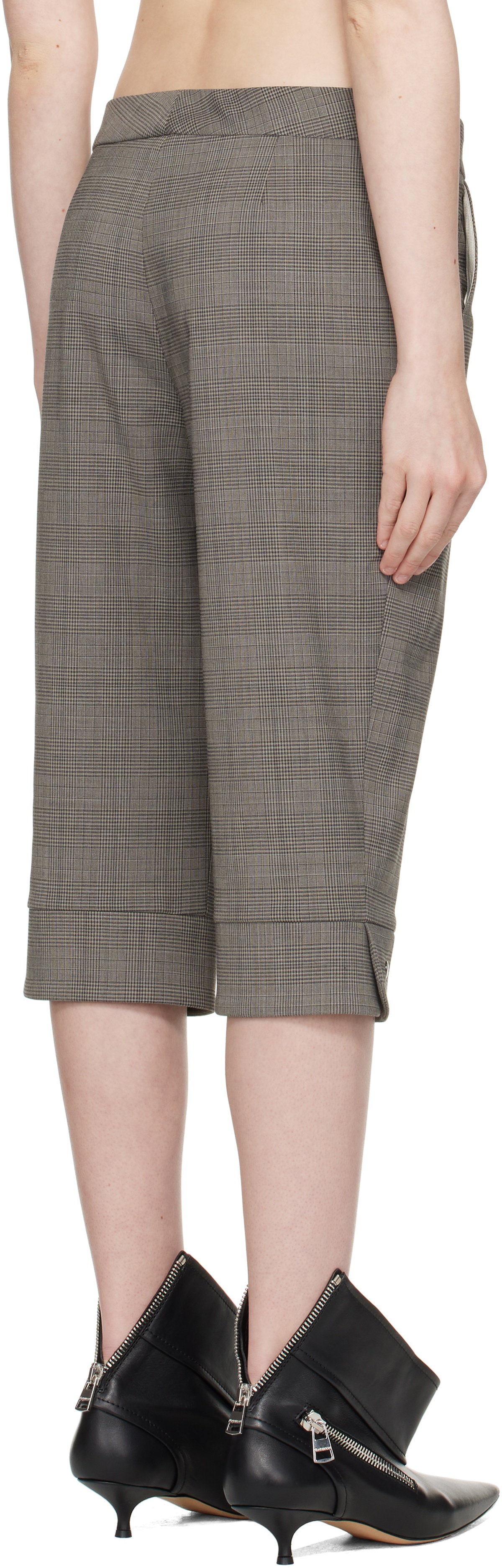 FIDAN NOVRUZOVA Gray Teo Capri Trousers